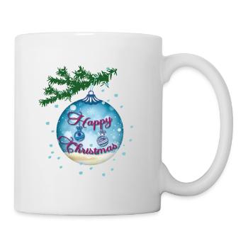 Blue Bauble - Mug - white - Right