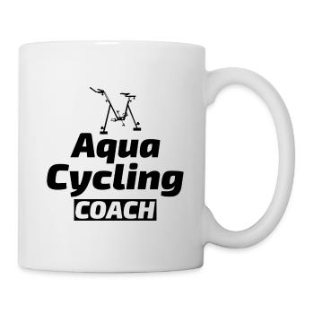 Aqua Cycling Swimming Pool Fitness Training Coach - Mug - white - Right