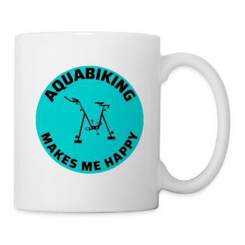 Aqua Cycling Piscine Fitness Training Coach - Mug blanc - blanc - Droite