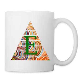 Triangle E 56 E - Mug blanc - blanc - Droite