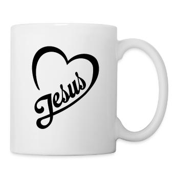 Jesus Christ of Nazareth Faith Bible Jesus - Mug - white - Right