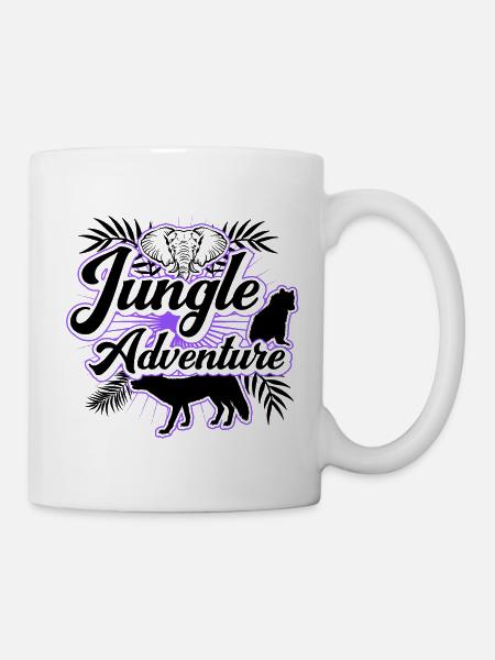 Safari Big five - Tasse - Weiß