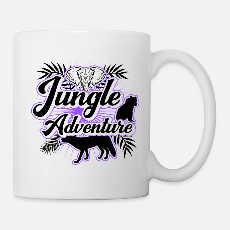 Safari Big five - Tasse - Weiß