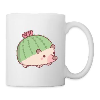 Süßer Kaktus Igel Lustig - Tasse - Weiß - Rechts