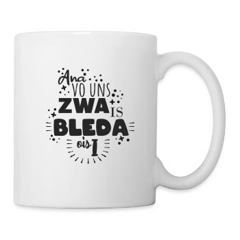 Ana vo uns zwa - Tasse - Weiß - Rechts