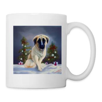 Kangal Weihnachten - Weihnachten Kangal - Tasse - Weiß - Rechts