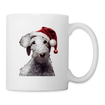 Bedlington Terrier Christmas - Mug - white - Right