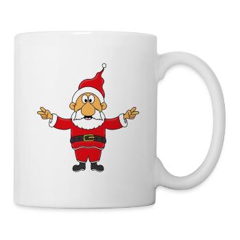 WEIHNACHTSMANN - WEIHNACHTEN - KIND - BABY - Tasse - Weiß - Rechts