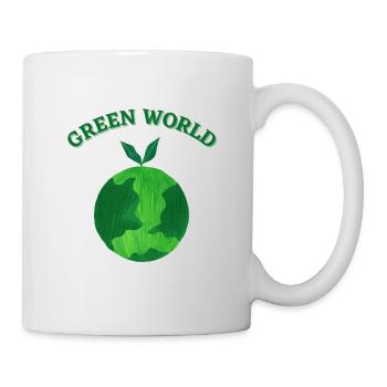 GREEN WORLD - Mug blanc - blanc - Droite