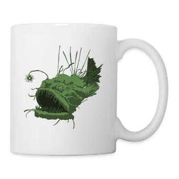 Anglerfisch - Tasse - Weiß - Rechts