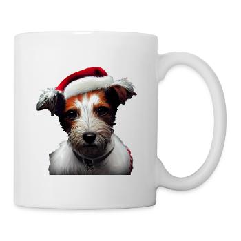 Jack Russell Terrier Weihnachten - Tasse - Weiß - Rechts