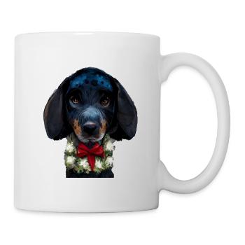 Bluetick Coonhound Christmas - Mug - white - Right