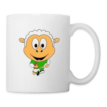 SCHAF - AMERICAN FOOTBALL - SPORT - TIER - Tasse - Weiß - Rechts