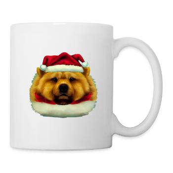 Chow Chow Noël - Mug blanc - blanc - Droite