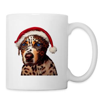 Catahoula Leopard Chien Noël - Mug blanc - blanc - Droite