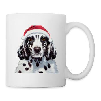 English Setter Christmas - English Setter - Mug - white - Right