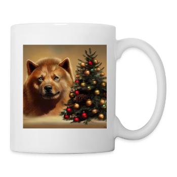 Eurasier Christmas - Mug - white - Right