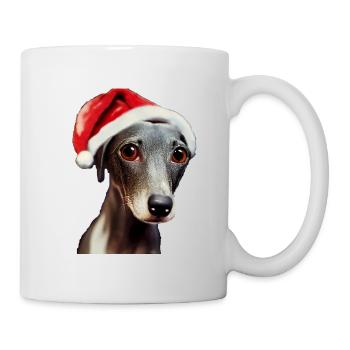 Italian Greyhound Weihnachten - Tasse - Weiß - Rechts