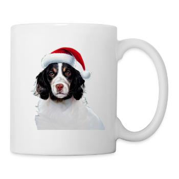 English Springer Spaniel Noël - Mug blanc - blanc - Droite