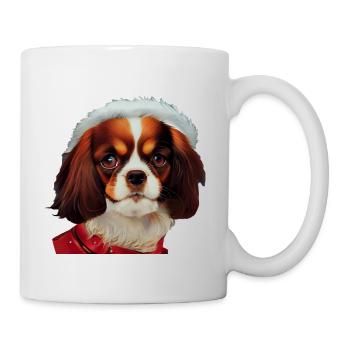Cavalier King Charles Spaniel Christmas - Mug - white - Right