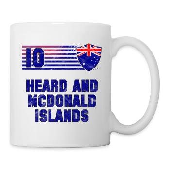 Heard et l’équipe de football des îles McDonald - Mug blanc - blanc - Droite