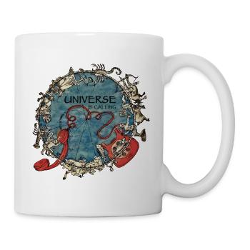Universe is calling - Tasse - Weiß - Rechts