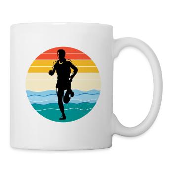 Deep Water Aqua jogging Pool Running Fitness - Mug - white - Right