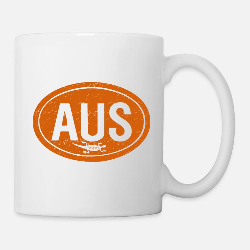 AUS - Tasse - Weiß