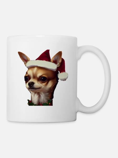 Chihuahua Noël - Chihuahua - Mug blanc - blanc