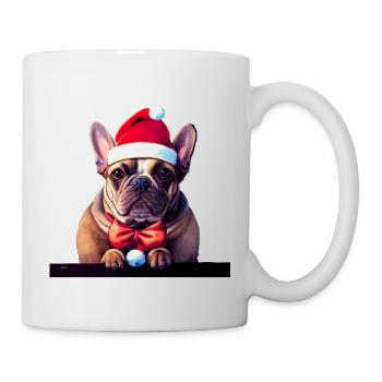 Français Bulldog Christmas - Frenchie - Mug blanc - blanc - Droite