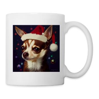 Chihuahua Noël - Mug blanc - blanc - Droite