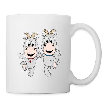 ZIEGEN - TANZEN - LIEBE - TANZPAAR - TANZ - TIERE - Tasse - Weiß - Rechts