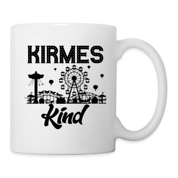 Kirmeskind Jahrmarkt Rummel Volksfest Schausteller - Tasse - Weiß - Rechts