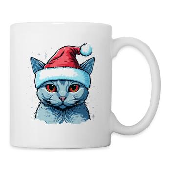 Atemberaubende Advent Kätzchen Zeichnung, das ideale - Tasse - Weiß - Rechts