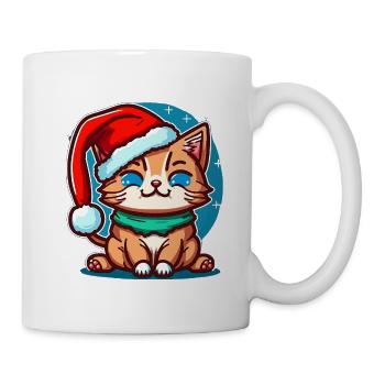 Pretty Advent kitten drawing for all kitten lovers - Mug - white - Right