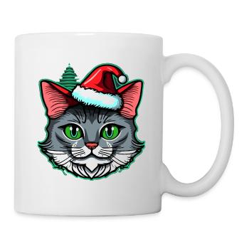 Stunning Xmas kitten design, the best Xmas present - Mug - white - Right