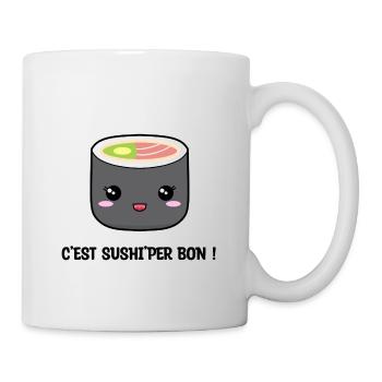 C'est Sushi'per bon! - Mug blanc - blanc - Droite