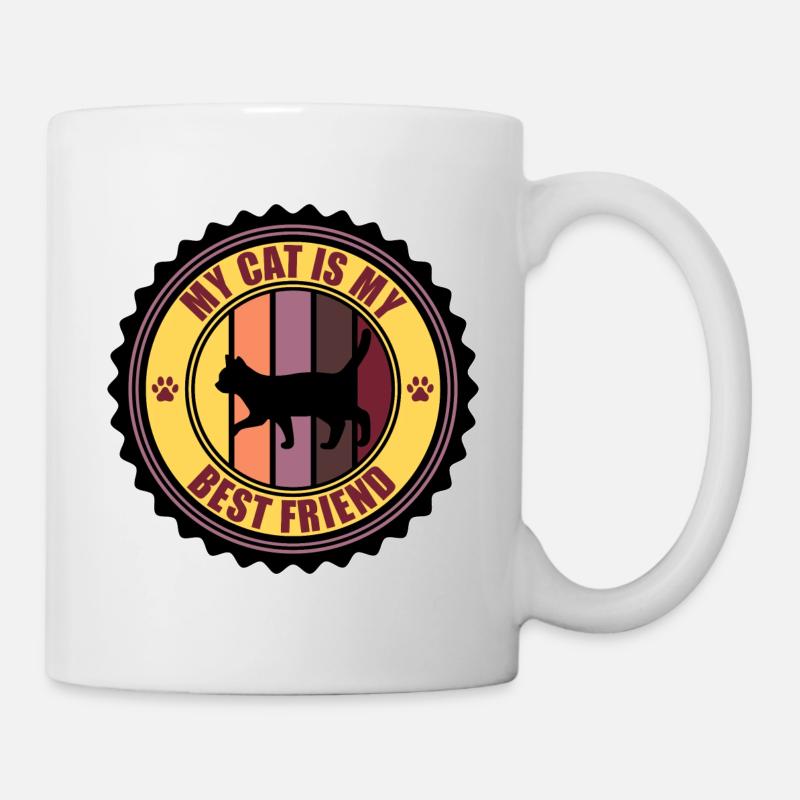 Katze - Tasse - Weiß
