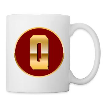Buchstabe Q - Tasse - Weiß - Rechts