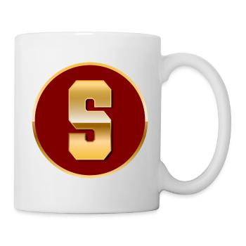 Lettre S - Mug blanc - blanc - Droite