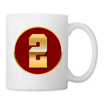 Goldene Zahl 2 - Tasse - Weiß - Rechts