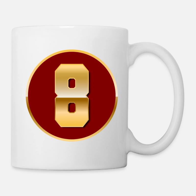 Numéro d’or 8 - Mug blanc - blanc