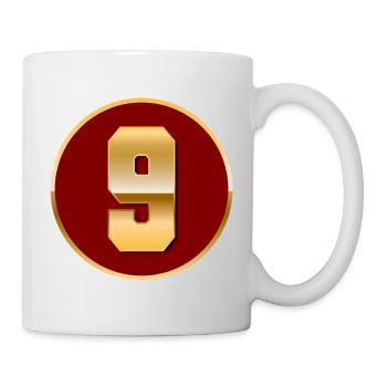 Gold number 9 - Mug - white - Right