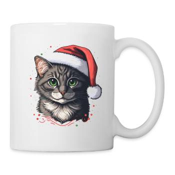 Lovely Advent kitten illustration for all kitten - Mug - white - Right