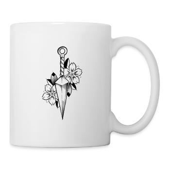Kunaï tradionnel old-school - Mug blanc - blanc - Droite