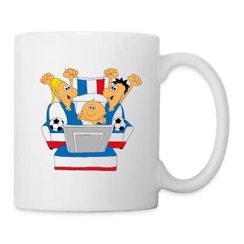 FRANKREICH - FUßBALL - WELTMEISTERSCHAFT - FANS - Tasse - Weiß - Rechts