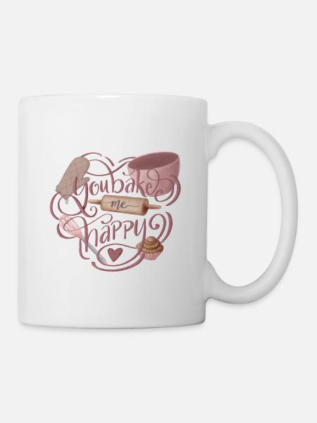 Bake me Happy - Mug - white