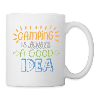 Camping Idea - Tasse - Weiß - Rechts