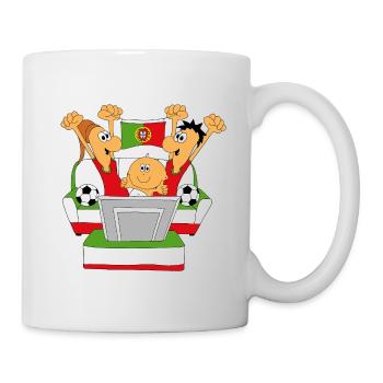 FUßBALL - WELTMEISTERSCHAFT - PORTUGAL - FANS - Tasse - Weiß - Rechts