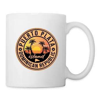 Puerto Plata République dominicaine - Mug blanc - blanc - Droite